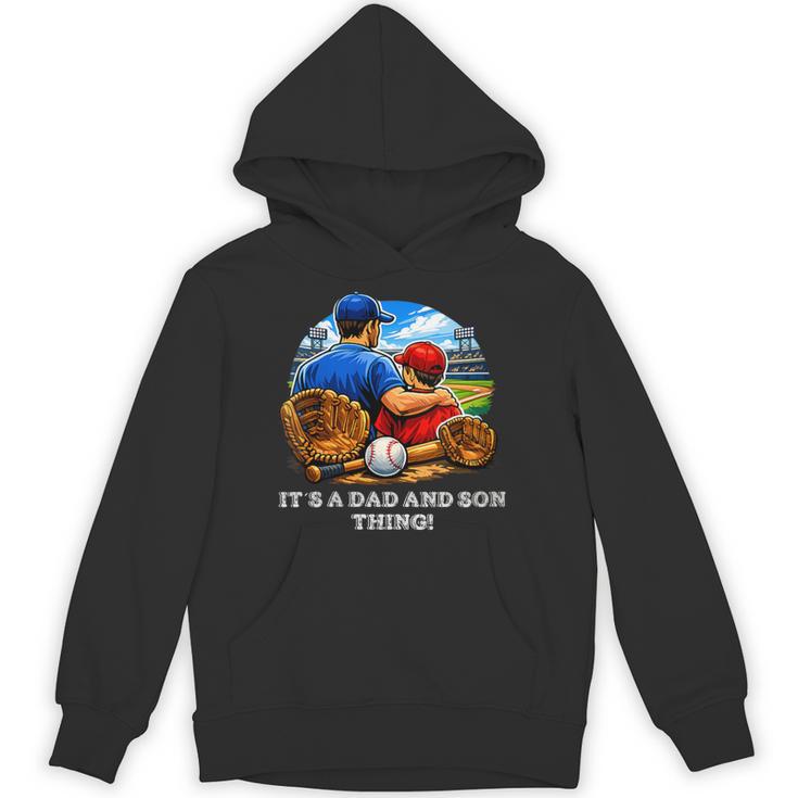 Women's Father Son Baseball Father's Day Unisex Hoodie