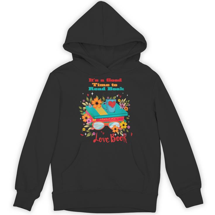 Women's Good Days Read Book Coffee Floral Reader Love Book Unisex Hoodie
