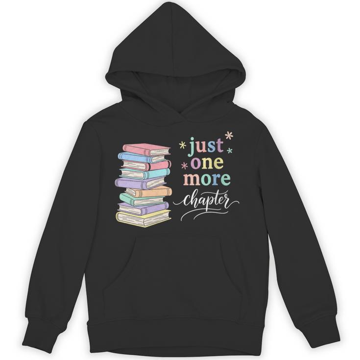 Women's Just One More Chapter Cozy Pastel Bookworm Cute Book Reader Unisex Hoodie