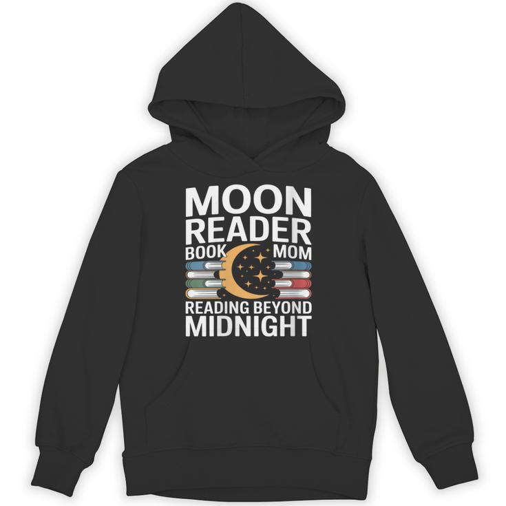 Women's Moon Reader Book Mom Reading Beyond Midnight Unisex Hoodie