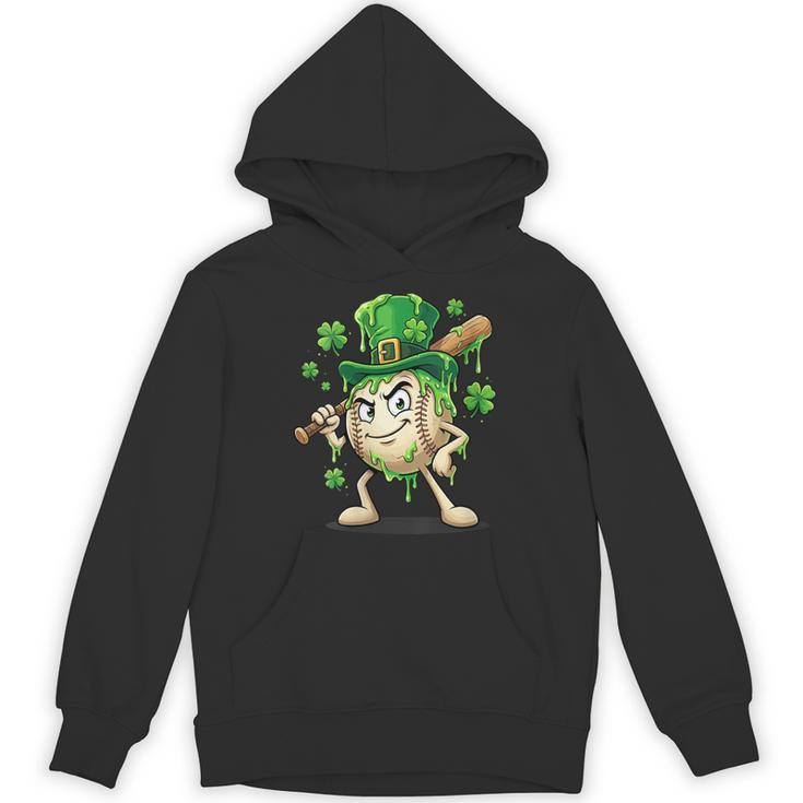 Women's St Patricks Day Baseball Leprechaun Shamrock Player Boys Kid Unisex Hoodie Women's St Patricks Day Baseball Leprechaun Shamrock Player Boys Kid Unisex Hoodie