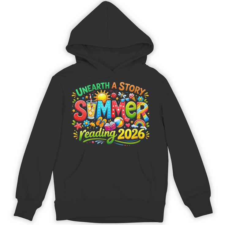 Women's Unearth a Story Summer 2026 Summer Reading Program Book Unisex Hoodie