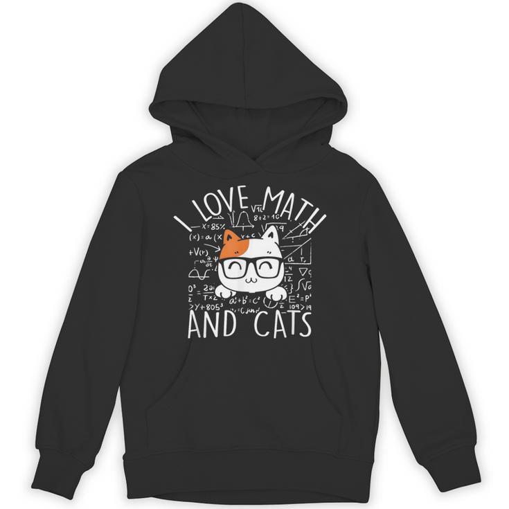 World Book Day Boys And Girls Cute Cat Math Number Unisex Hoodie