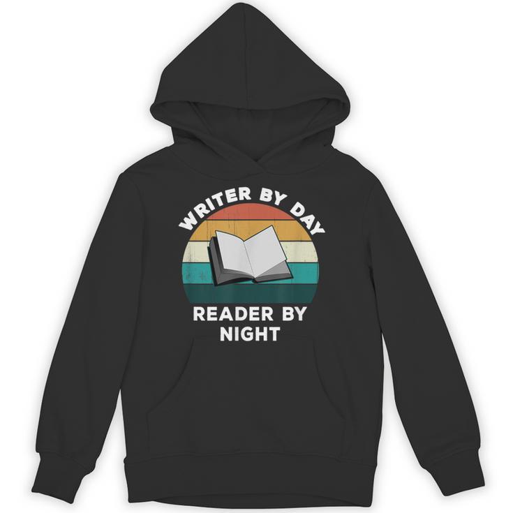Writer By Day Reader By Night Write Cool Book Lover Unisex Hoodie