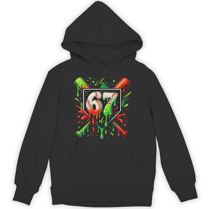 Xmas Baseball Six Seven 67 Meme Ice Cream Drip Men Women Unisex Hoodie