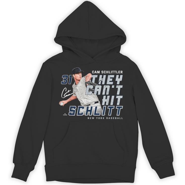 They Can't Hit Schlitt Cam Schlittler New York Baseball MLBP Unisex Hoodie