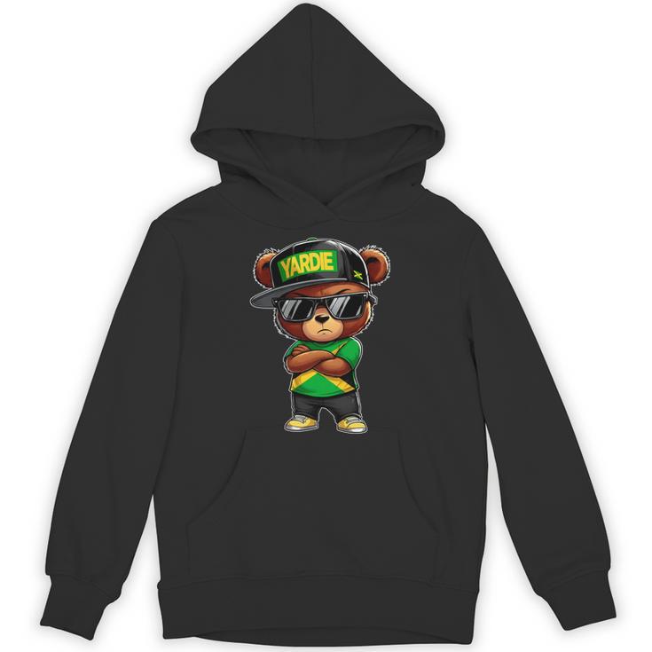 Yardie ジャマイカ ベア ジャマイカ国旗 ジャマイカの服 長袖tシャツ パーカー