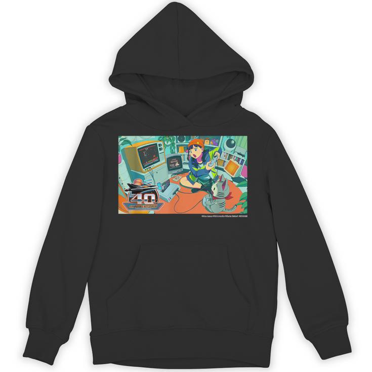 【Project Zircon×Fcグラディウス40th】コナミマニアのナミちゃん イラストby淺野のん パーカー