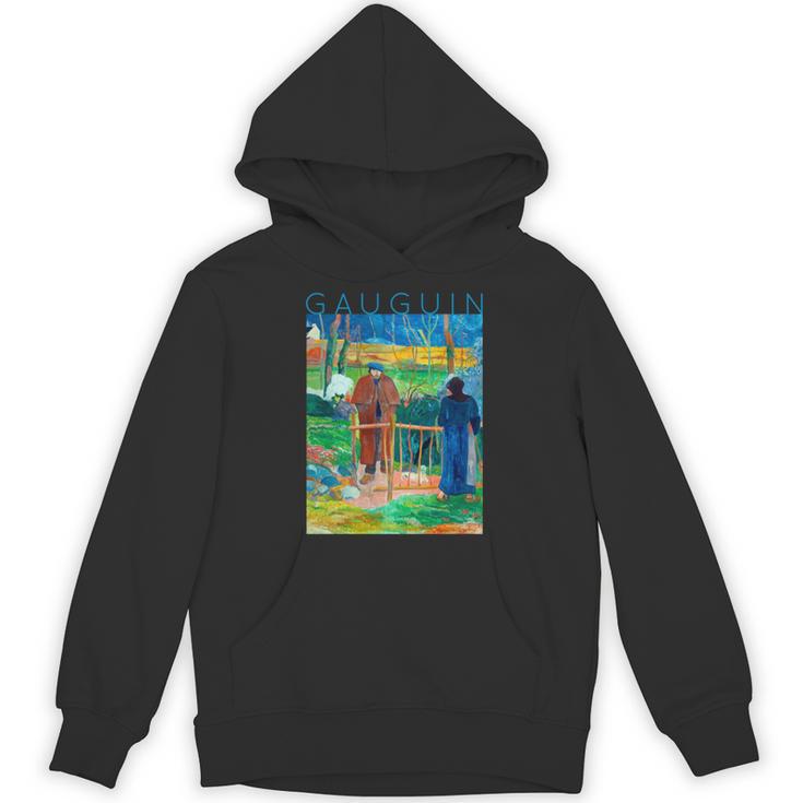 こんにちはゴーギャンさん 長袖tシャツ パーカー