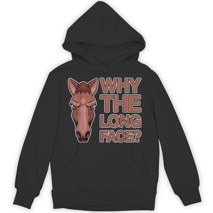 なぜ顔が長いのか Why The Long Face パーカー