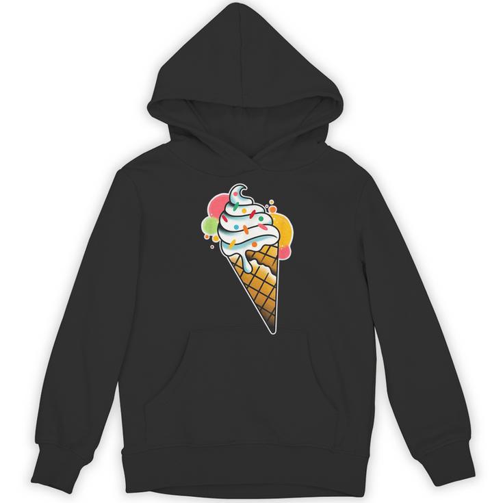 アイスクリームコーン×スプリンクルワッフルコーン パーカー