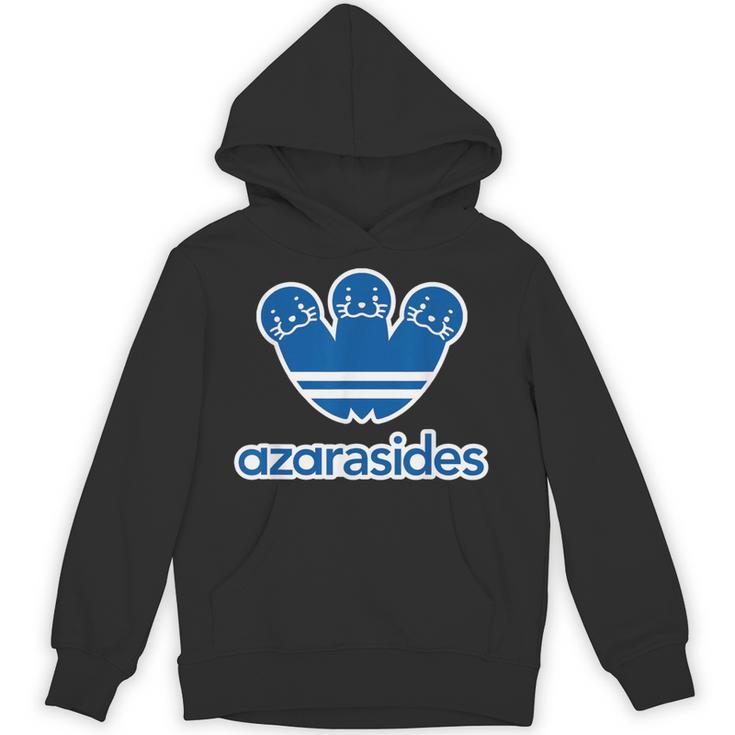 アザラシデス Azarasides《ブルー 青》ゴマちゃん ブランド パロディ 面白い かわいい パーカー
