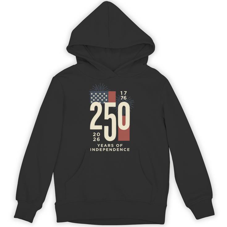 アメリカ250周年記念 愛国心が強い7月4日 250年 長袖tシャツ パーカー