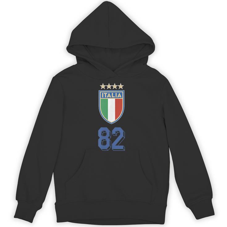 イタリア 1982 ワールドカップ サッカー ヴィンテージ クレスト グラフィック パーカー