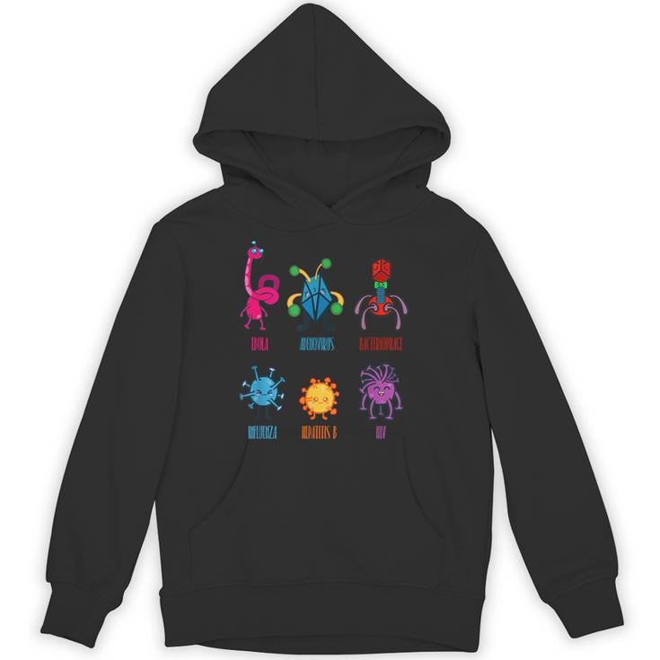 ウイルス学者のためのかわいいウイルスtシャツ パーカー