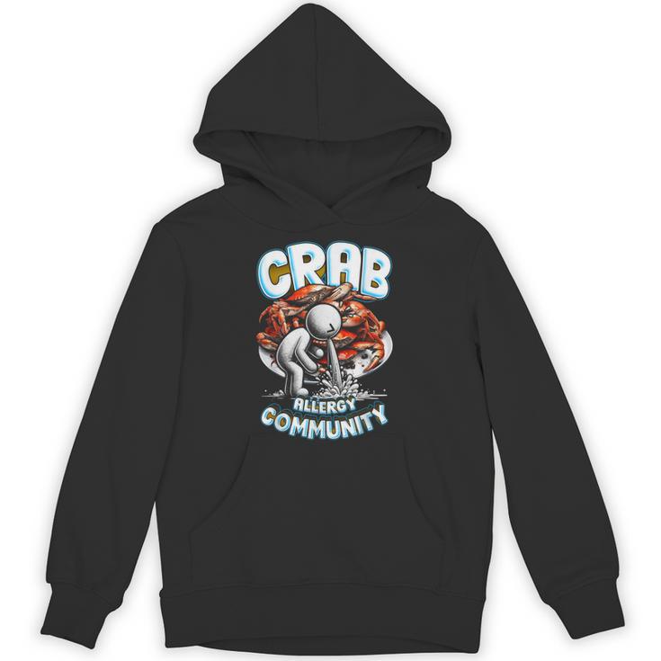 カニアレルギー Crab Allergy Community パーカー