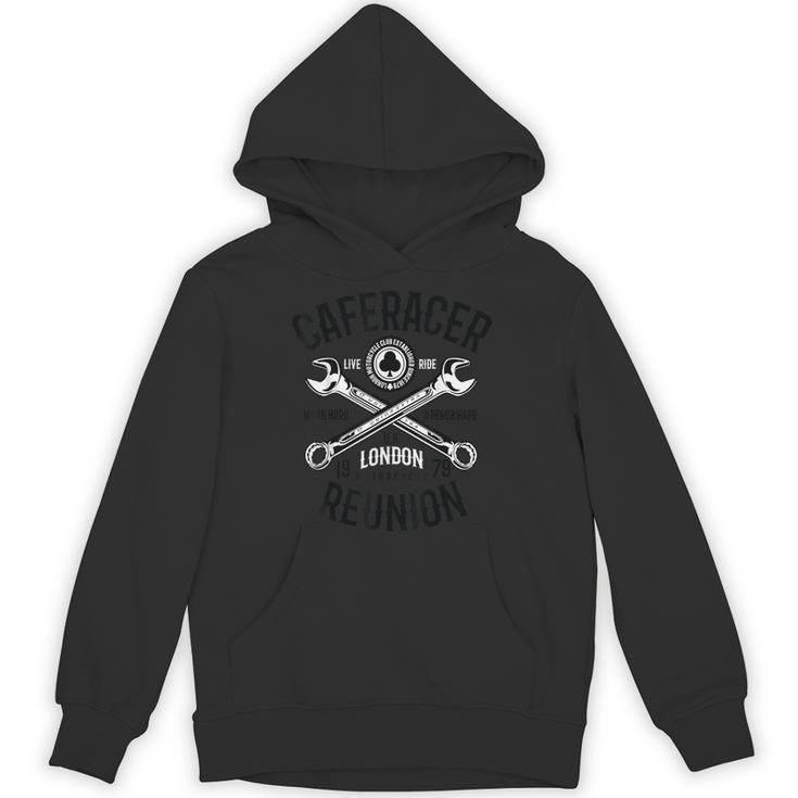 カフェレーサーtシャツ オールドタイマーデザイン パーカー