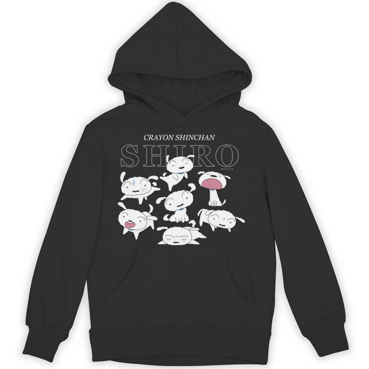 クレヨンしんちゃん いろいろシロ 長袖tシャツ パーカー