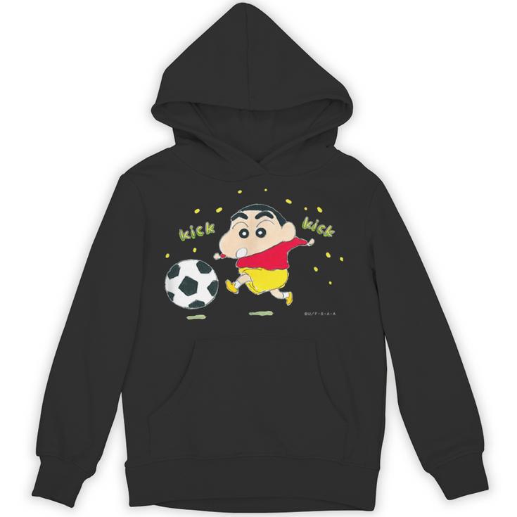 クレヨンしんちゃん しんちゃんとサッカー パーカー