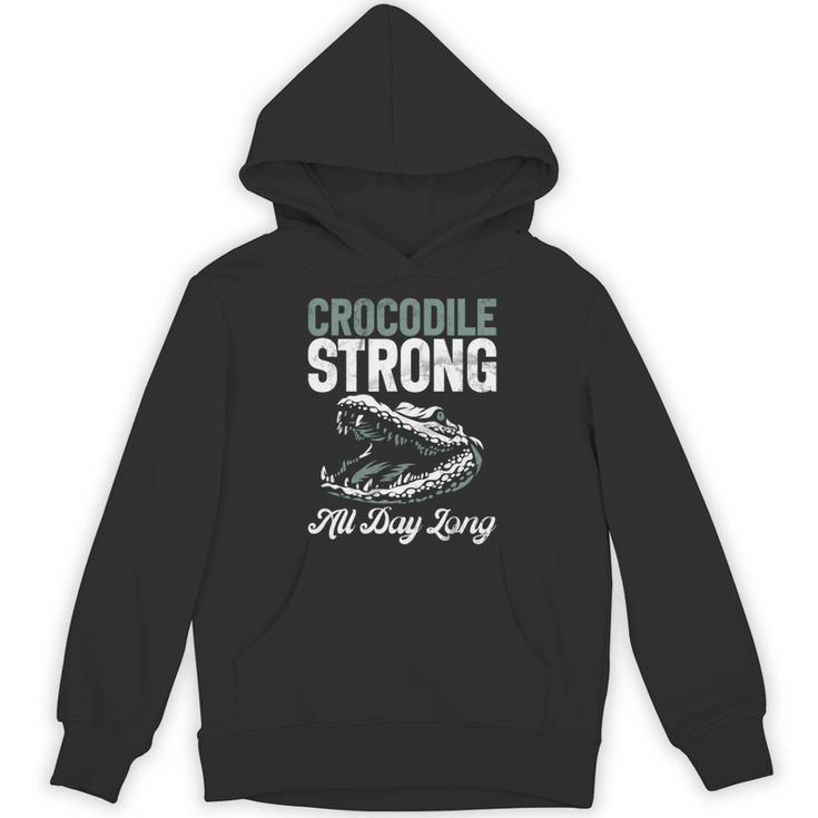 クロコダイル ストロング オールデイ ロング クロコダイル 長袖tシャツ パーカー