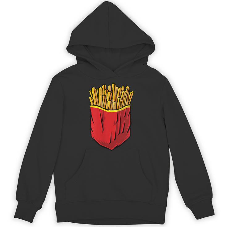 クールなフライドポテトポケットノベルティグラフィックtシャツ&クールデザイン パーカー