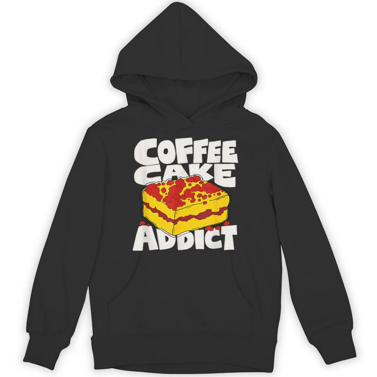 コーヒーケーキ好きのレトロなグラフィック。 パーカー