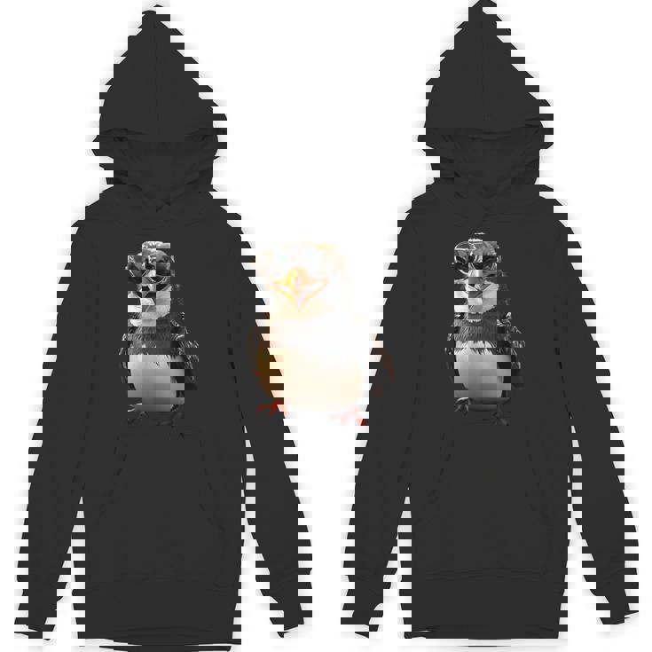 サングラスをかけたペンギン アニマル・フレンド ラブ・キュート・ペンギン パーカー