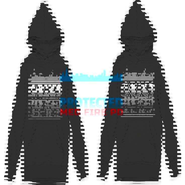 シカゴ・プロテクテッド Med Fire Pd シカゴファン向け パーカー