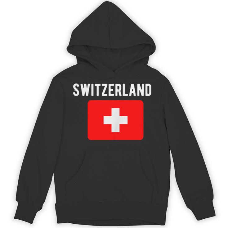 スイス国旗 スイス国地図フラッグ パーカー