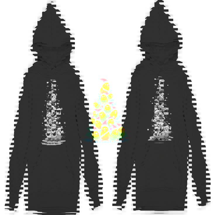 セキセイインコのクリスマス ツリー 面白いセキセイインコ ホリデー セキセイインコ パーカー