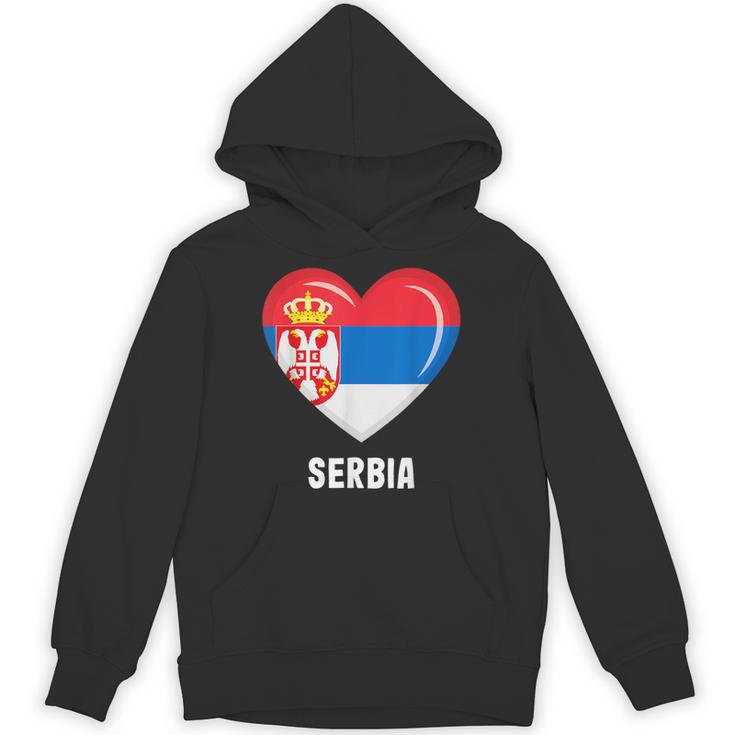 セルビア国旗シャツ パーカー