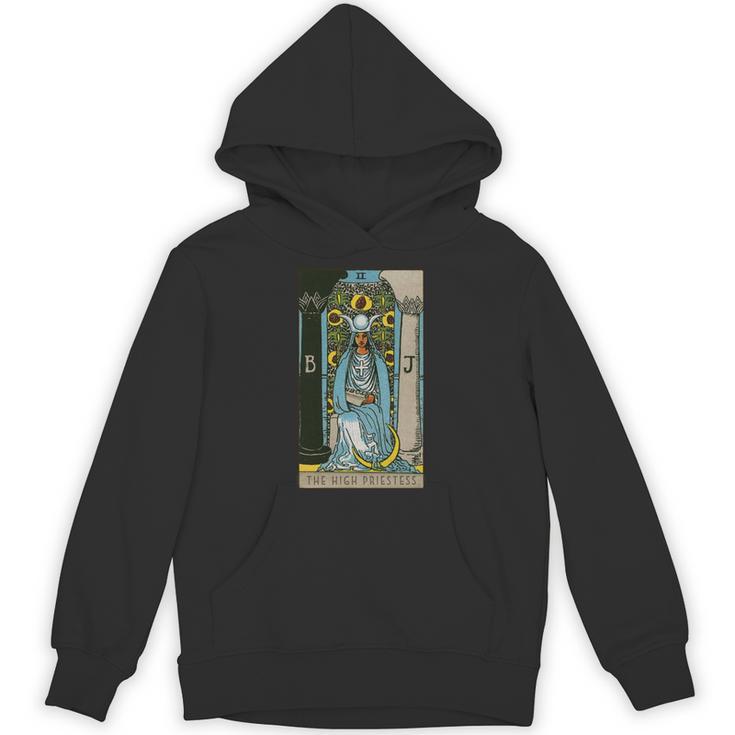 タロットカード The High Priestess ビンテージカード2 長袖tシャツ パーカー
