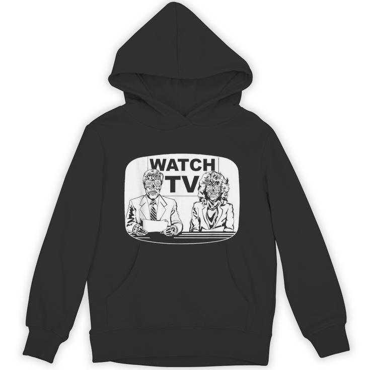 テレビを見る パーカー