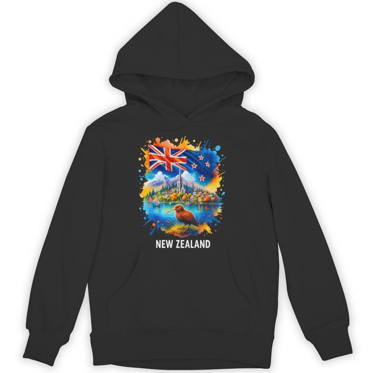 ニュージーランド国旗 旅行 お土産 ニュージーランド人 Nz キウイバード 長袖tシャツ パーカー