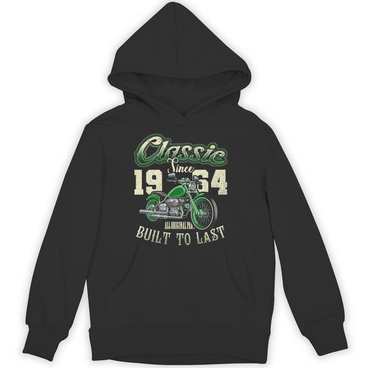 ビンテージ バイク バイカー バイクの誕生日 1964 年生まれ 長袖tシャツ パーカー