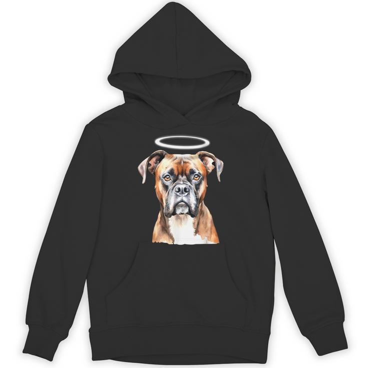 ボクサー 犬 天使 パーカー