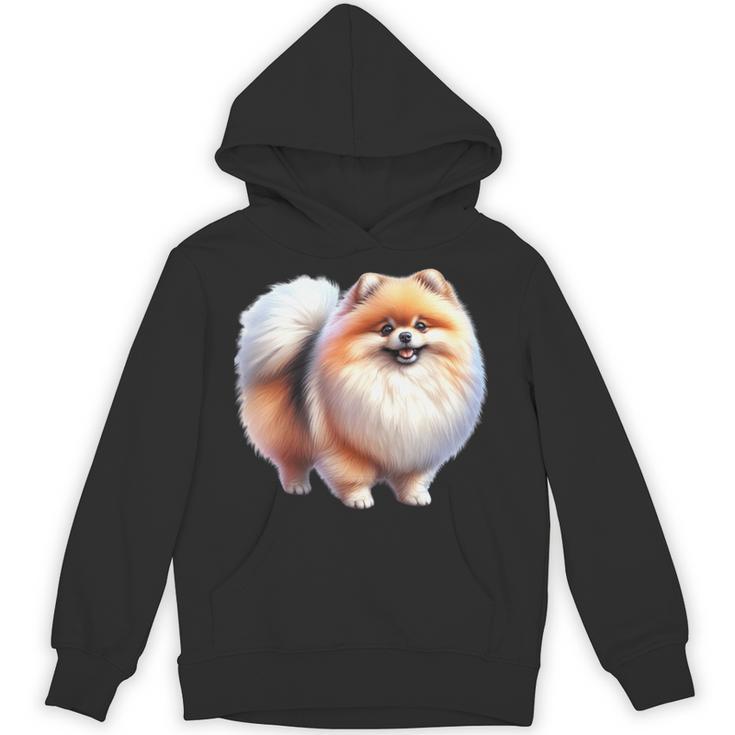ポメラニアン犬 長袖tシャツ パーカー
