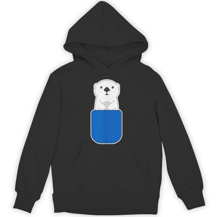 ラッコ（いん ざ ポケット）ワンポイント 胸【どうぶつフレンズ】ゆるくて かわいい 動物 グッズ イラスト 面白い パーカー