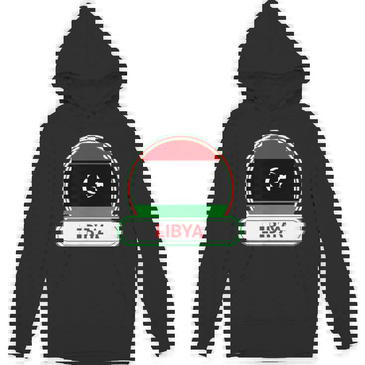 リビア国バッジ リビア国旗 パーカー