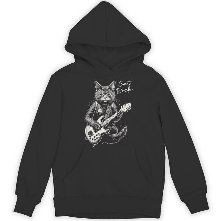 ロック・キャット I ギターを弾く猫 パーカー