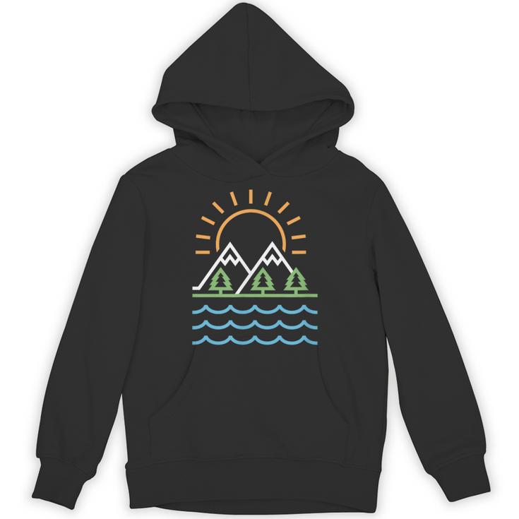 山と海 パーカー