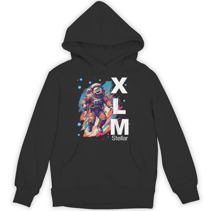 暗号通貨xlm恒星ルーメンハードコアホルダー。 パーカー