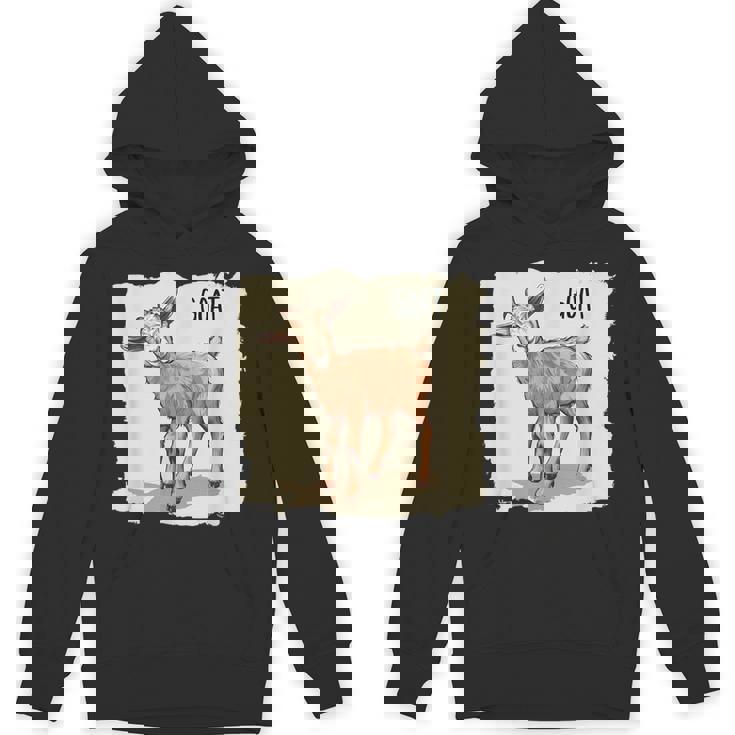 素敵な若いヤギの動物服。 パーカー