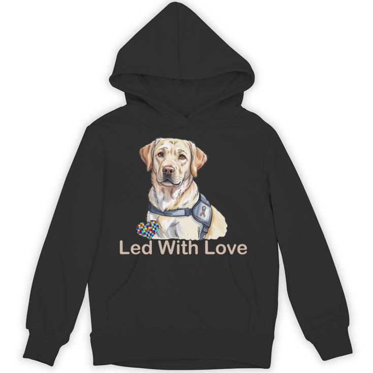 自閉症啓発サポート犬ラブラドールのニューロダイバーシティ 長袖tシャツ パーカー