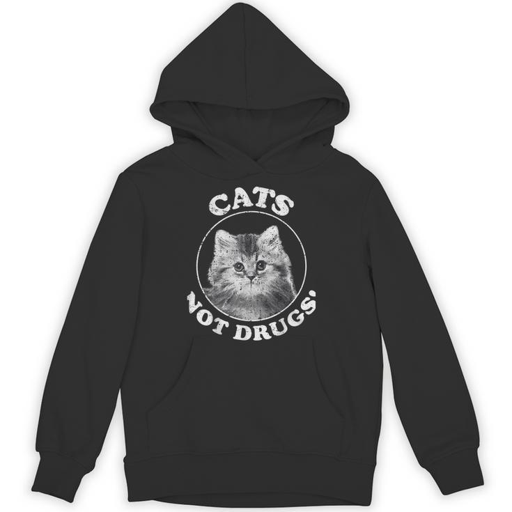 薬物ではなく猫 パーカー