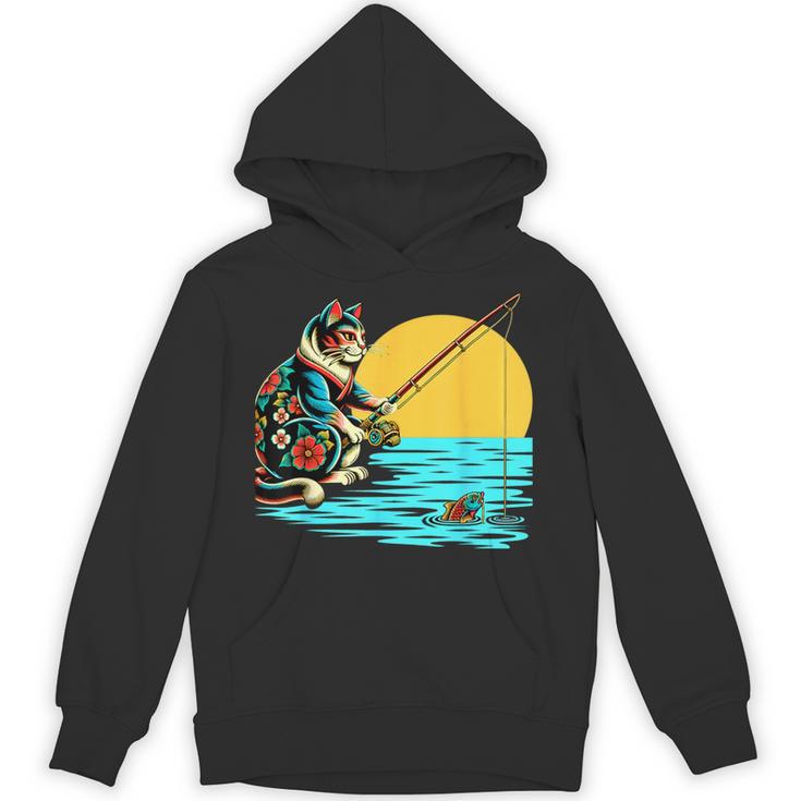 釣り 猫 面白いtシャツ 釣りバカ 釣り人 メンズ おもしろ ネタ 面白い 服 オリジナル 海釣り 川釣り パーカー