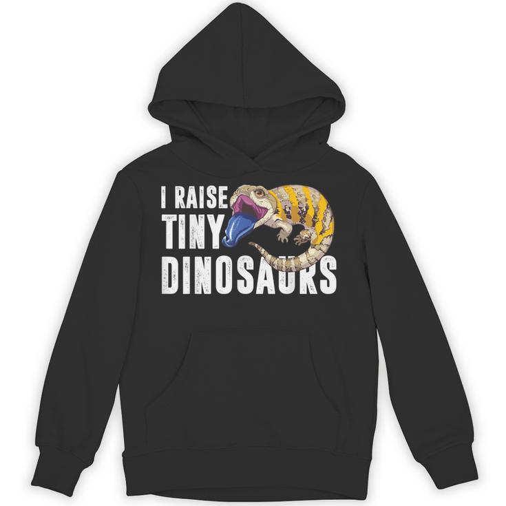 面白い青い舌のキンク I Pull Little Dinosaurs パーカー