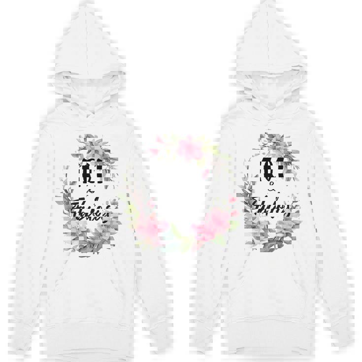 101歳＆ファビュラスフラワーパーティー 101歳の誕生日おめでとう 長袖tシャツ パーカー