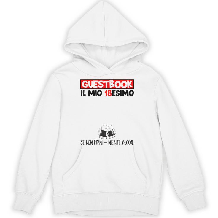 18 Birthday  Guest Book 18 Years Unisex Hoodie