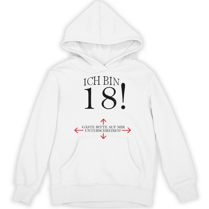 18th Birthday Party Guest Book 18 Years 2001 Unisex Hoodie